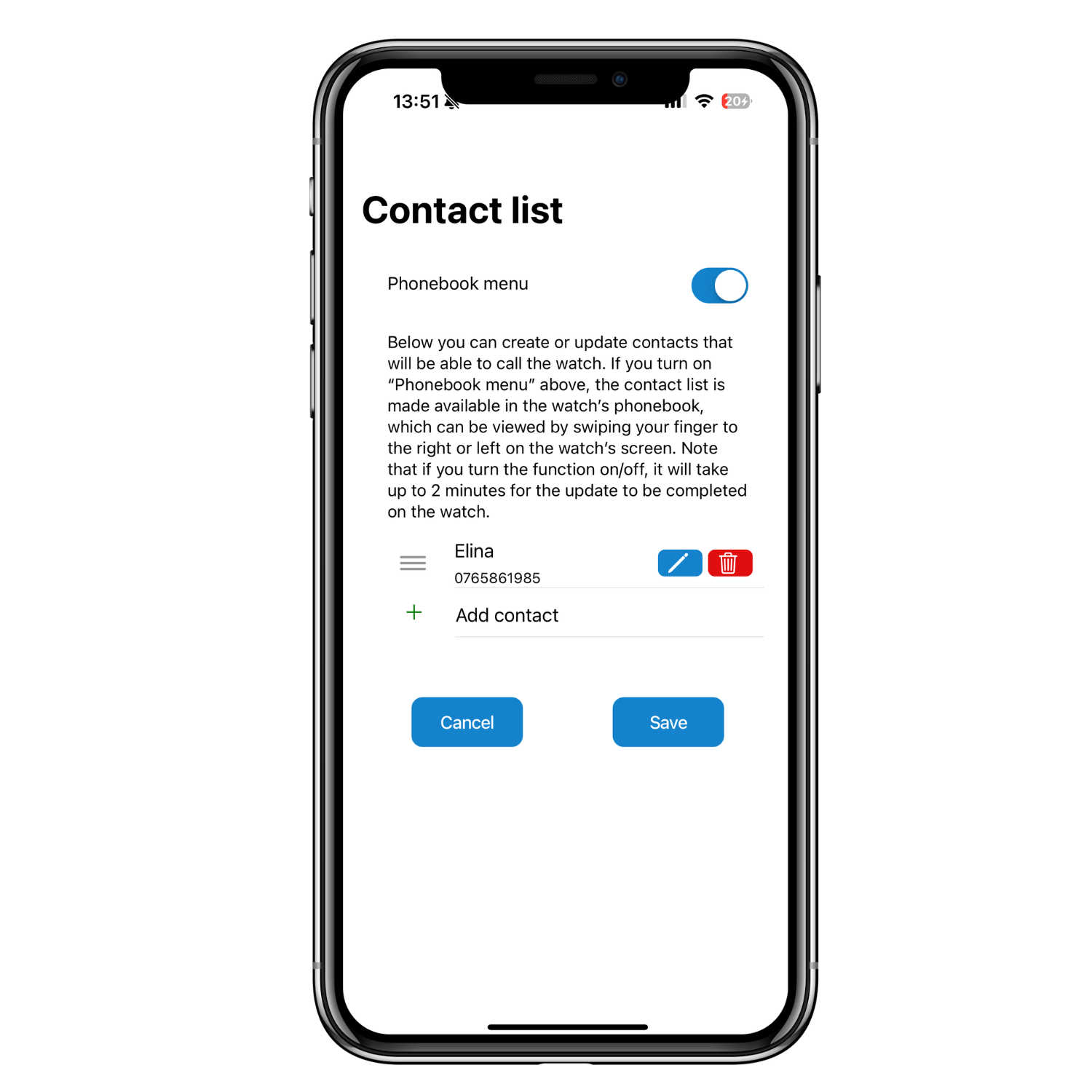 2-Telefonbok (App bilder) Engelska