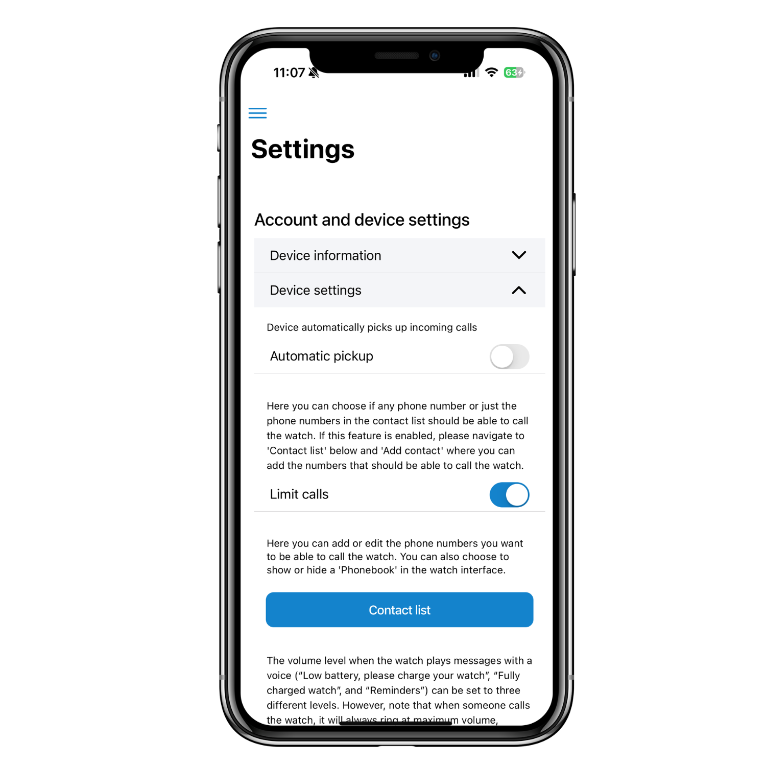 2. Hogtalartelefon (app bild) engelska