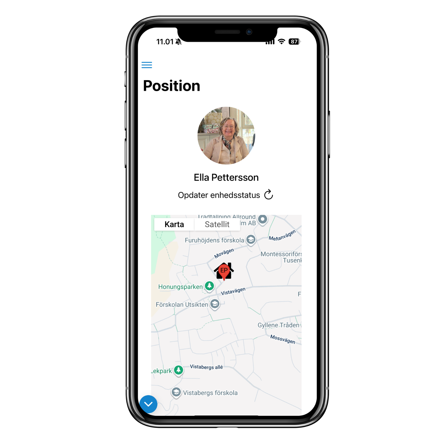 5. Sensorem appen (Anhöriga)