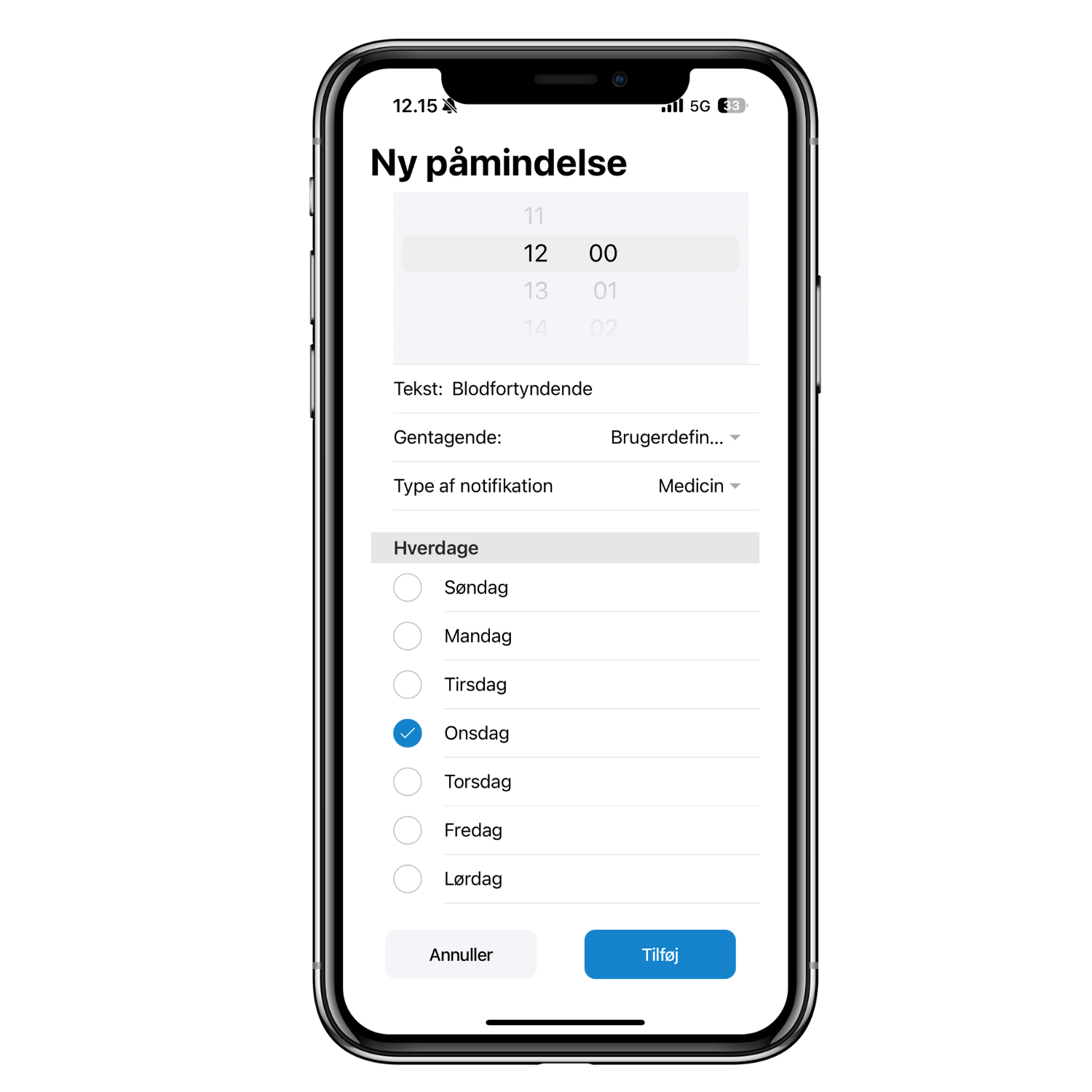 6. Medicinpa╠èminnelse (Danska) app