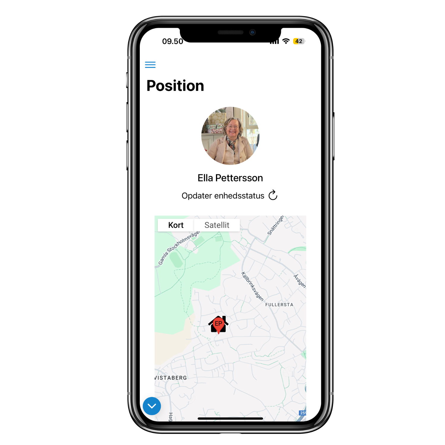 1. Geostaket - App bild (Danska)
