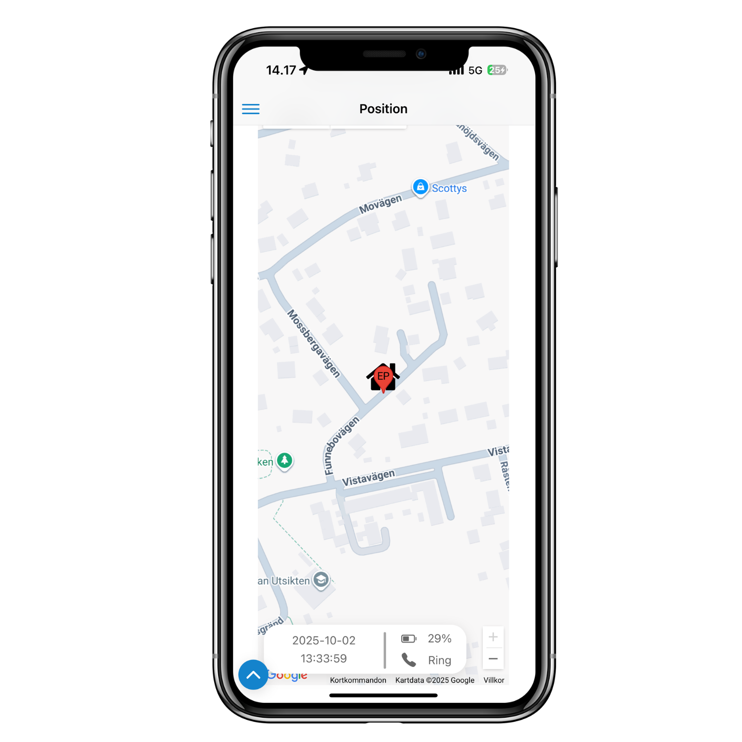 1. Högtalartelefon - Danska