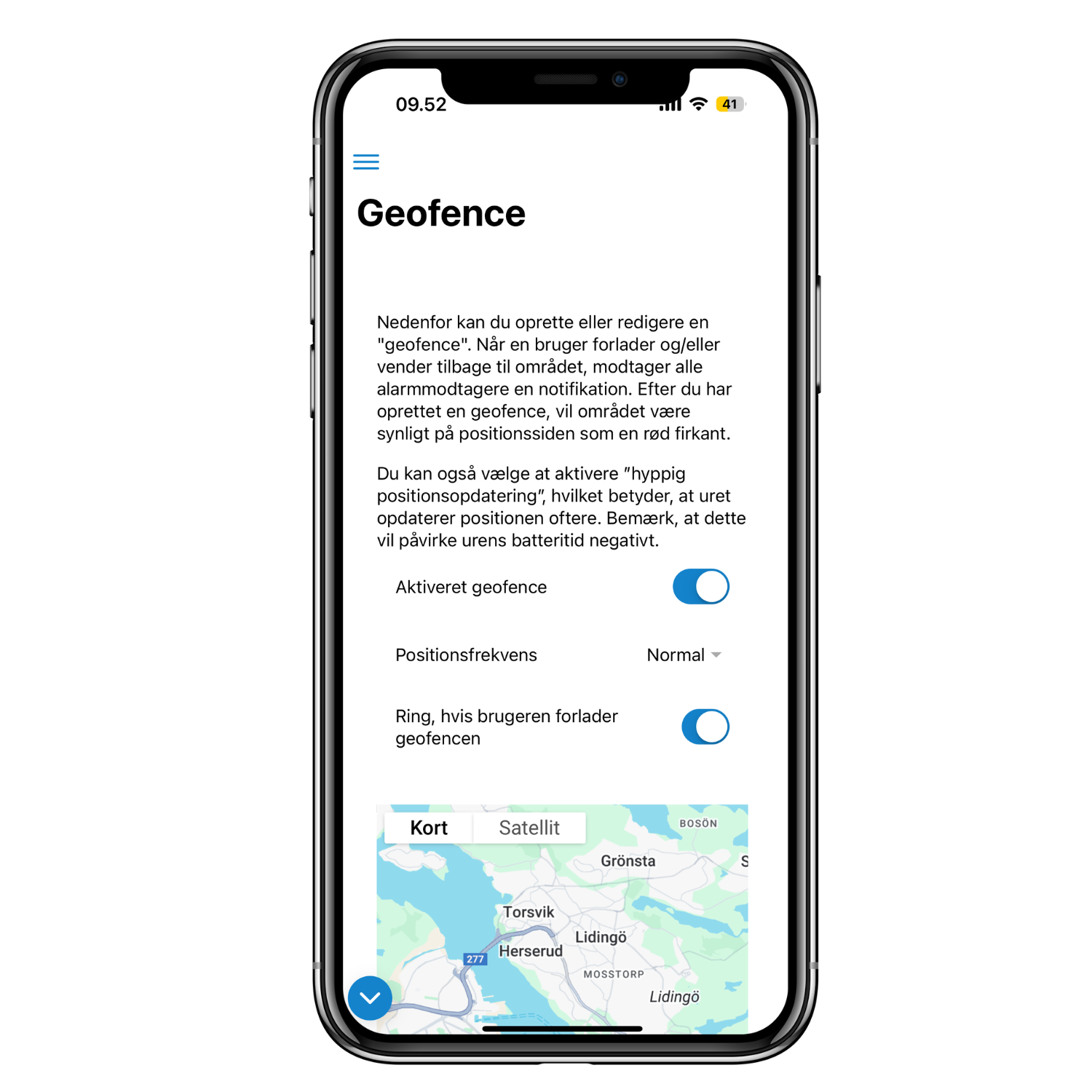 2. Geostaket - App bild (Danska)