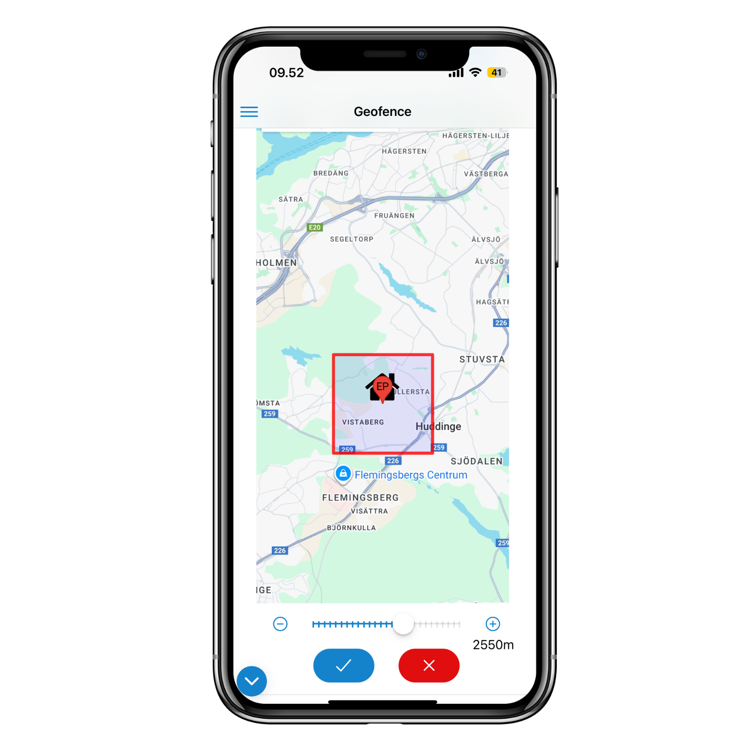 3. Geostaket - App bild (Danska)