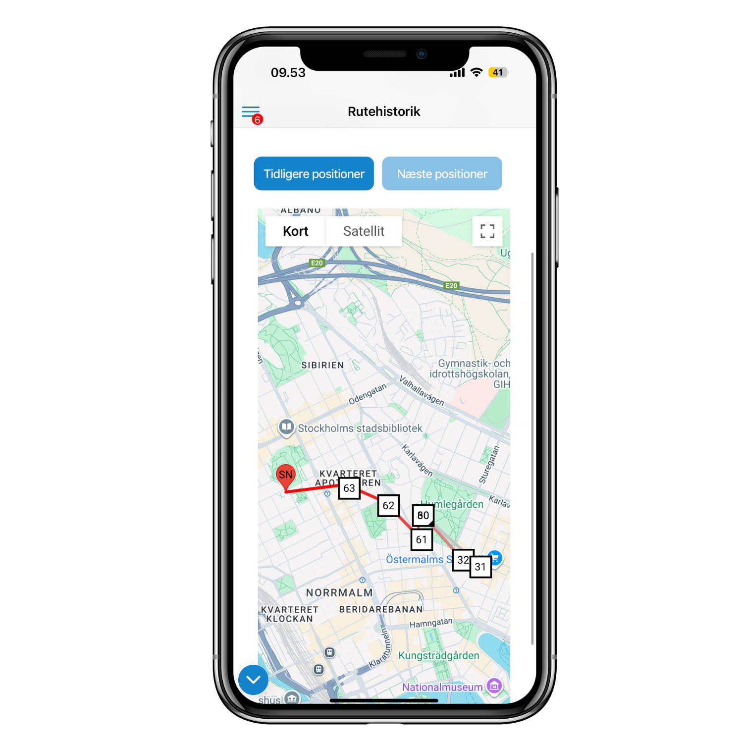 4. Geostaket - App bild (Danska)