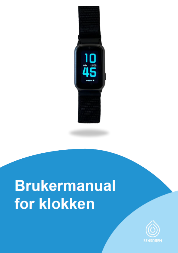 Brukermanual for klokken