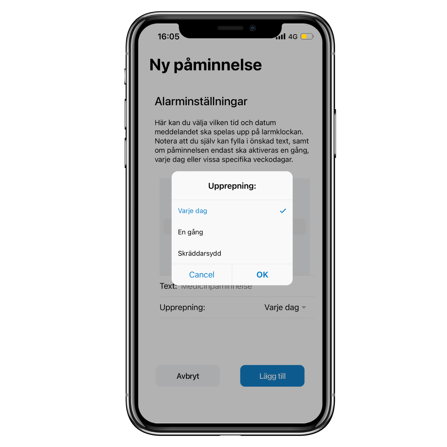 Sensorems trygghetslarm i GPSklocka. Smartklocka med medicinpåminnare och app