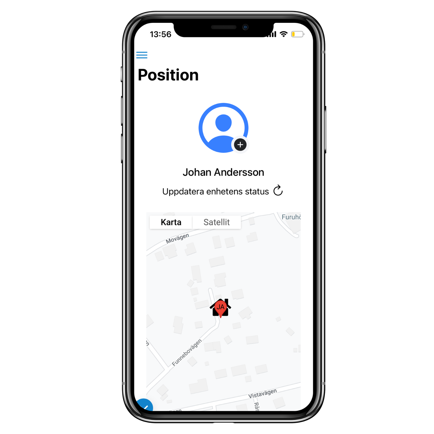 Sensorems trygghetslarm i GPSklocka med geo-staket ökar tryggheten för seniorer och fungerar utomhus och överallt. Enkel användning med en app