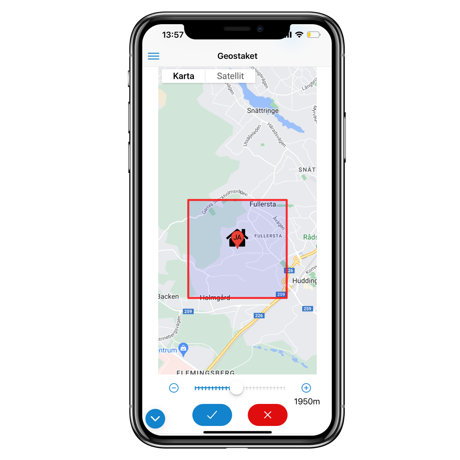 Sensorems trygghetslarm i GPSklocka med geo-staket ökar tryggheten för seniorer och fungerar utomhus och överallt. Enkel användning med en app